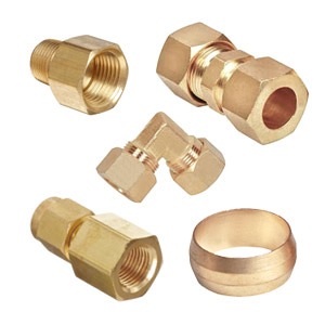 brass compression fittings